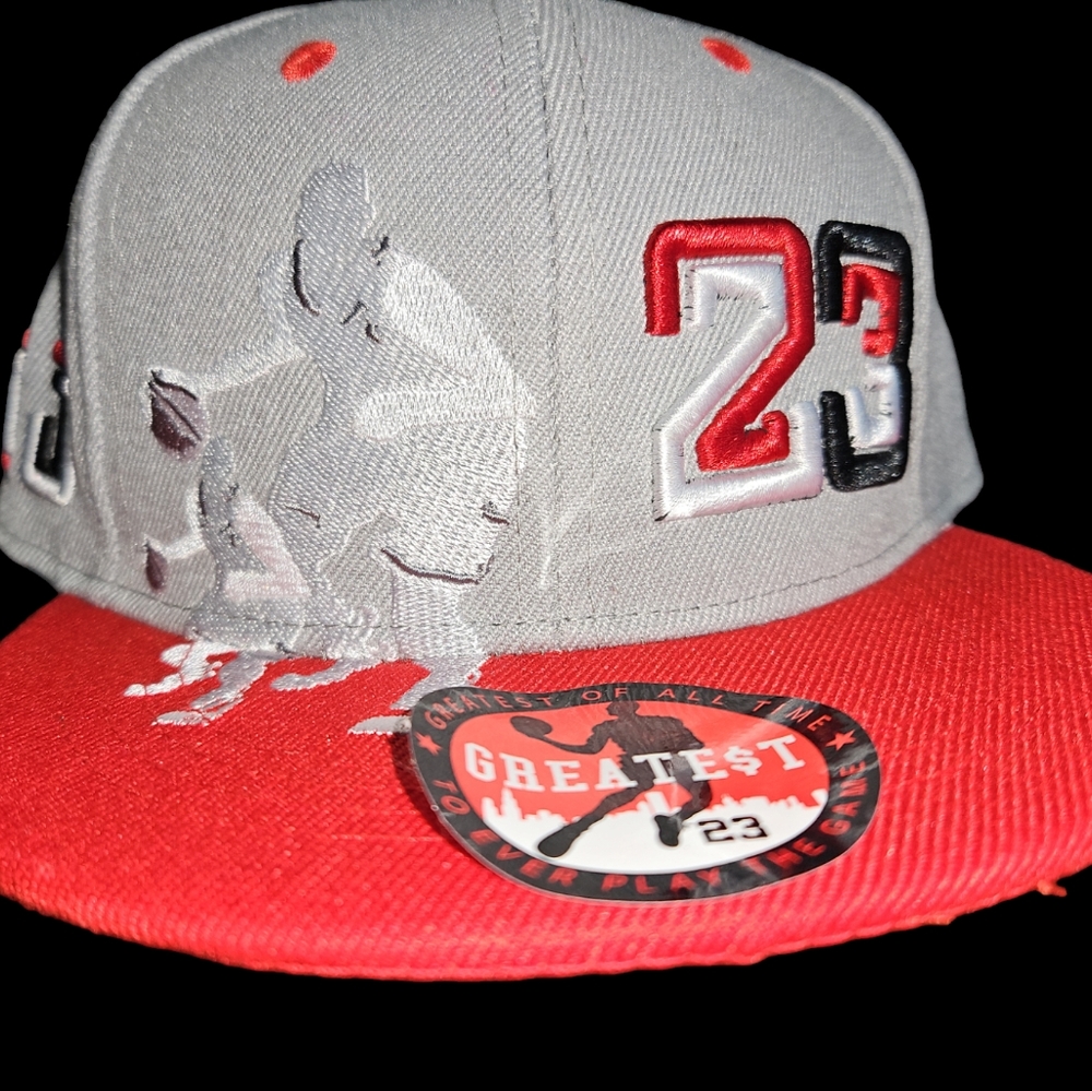 Michael Jordan Chicago bulls 23 snap back hat, NEW - Picture 6 of 6